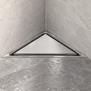 JOMOLA 200 x 200 mm stainless steel floor drain