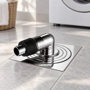 JOMOLA 100 x 100 mm stainless steel floor drain