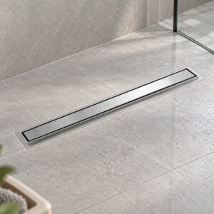 JOMOLA stainless steel satin floor drain