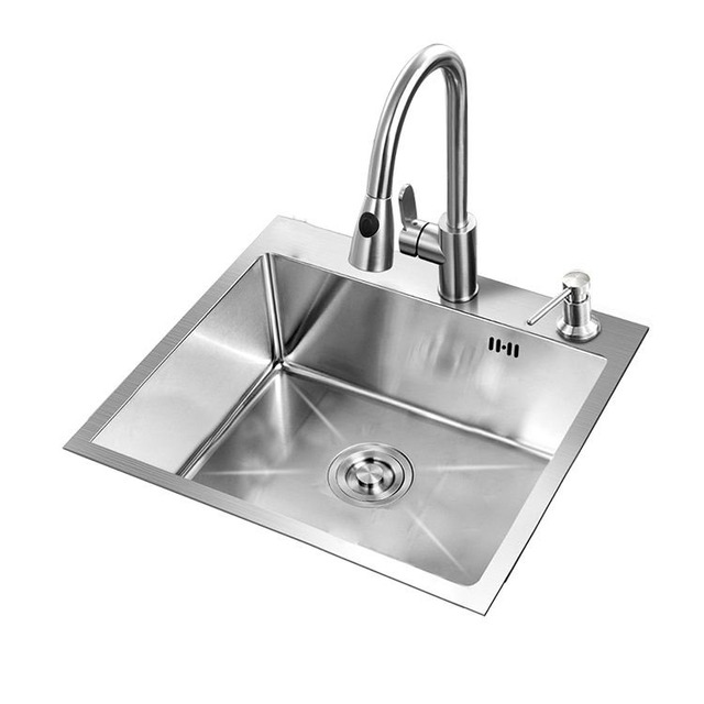 JOMOLA JOMOLA Abovecounter Stainless Steel Single Bowl Kitchen Sink