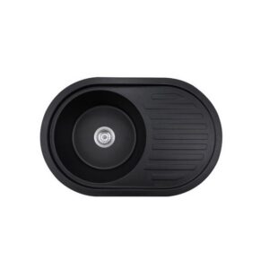 JOMOLA Topmount Quartz Kitchen Sink 770x500mm Granite Composite