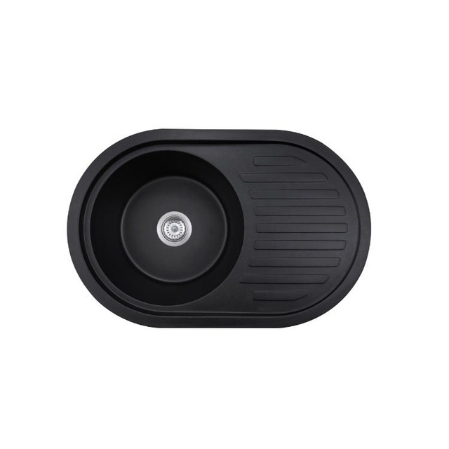 JOMOLA Topmount Quartz Kitchen Sink 770x500mm Granite Composite