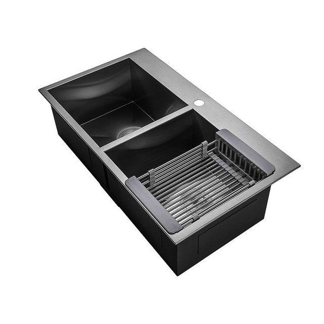 JOMOLA JOMOLA Topmount Stainless Steel Double Bowl Kitchen Sink | 16 Gauge