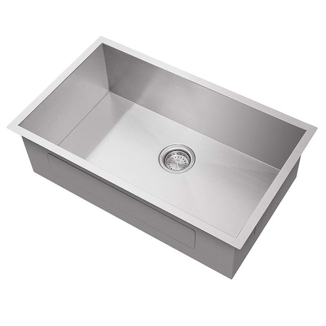 JOMOLA Handmade Stainless Steel Sink 760x460mm | PVD Black | Topmount