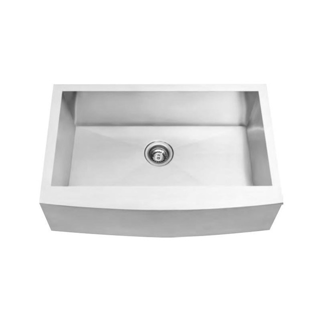 JOMOLA Handmade Stainless Steel Sink 760x530mm Brushed | Apron Front Single Bowl