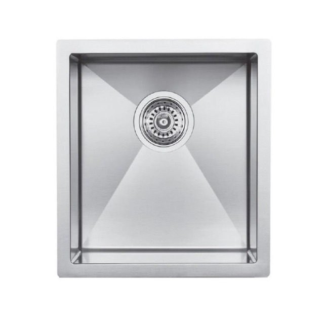 JOMOLA Handmade Stainless Steel Sink Undermount Single Bowl Brushed Satin
