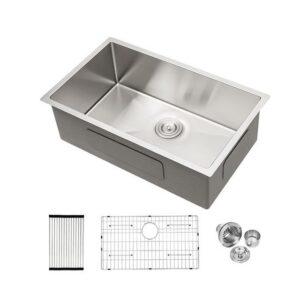 JOMOLA Handmade Stainless Steel Sink 810x430mm Topmount | PVD Black | Big Basket