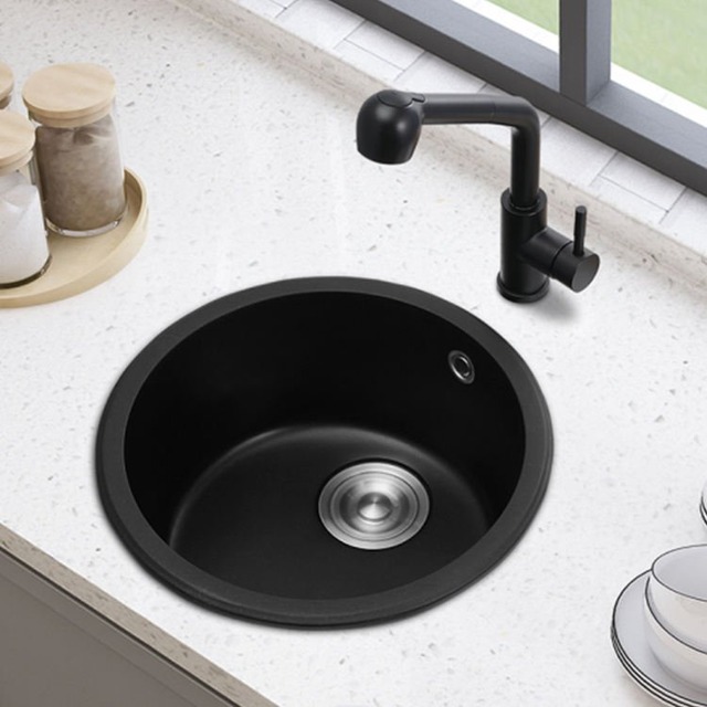 JOMOLA Undermount Quartz Kitchen Sink 450x450mm Granite Composite